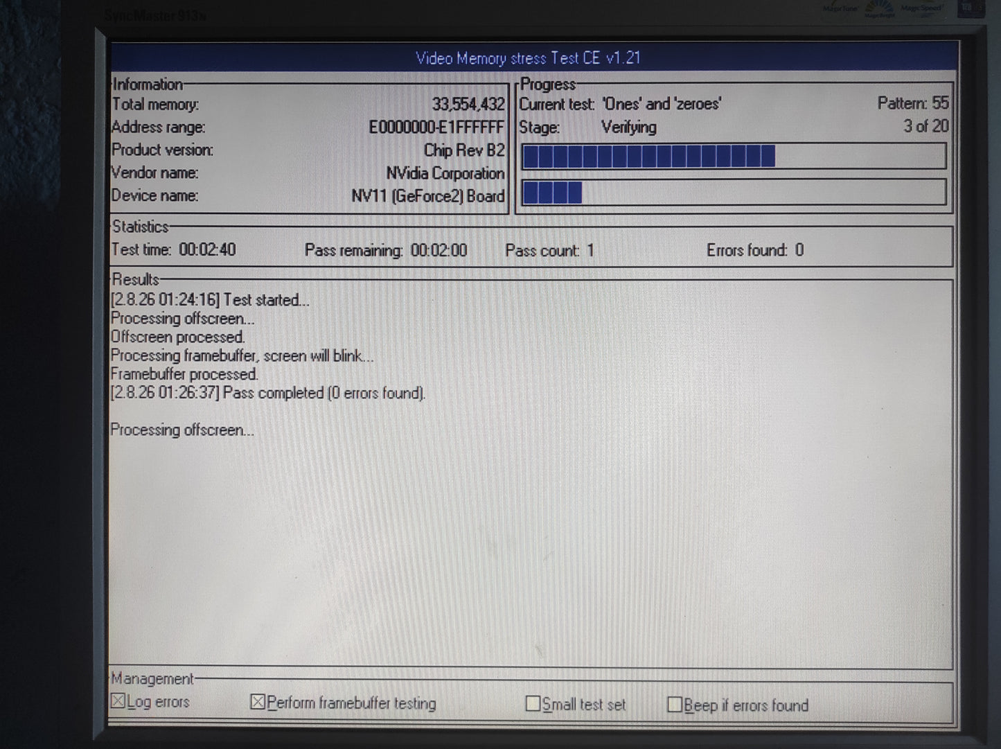 SuperMicro SUMA PLATINUM Nvidia GeForce2 MX 200 AGP 32MB VGA Retro Video Card