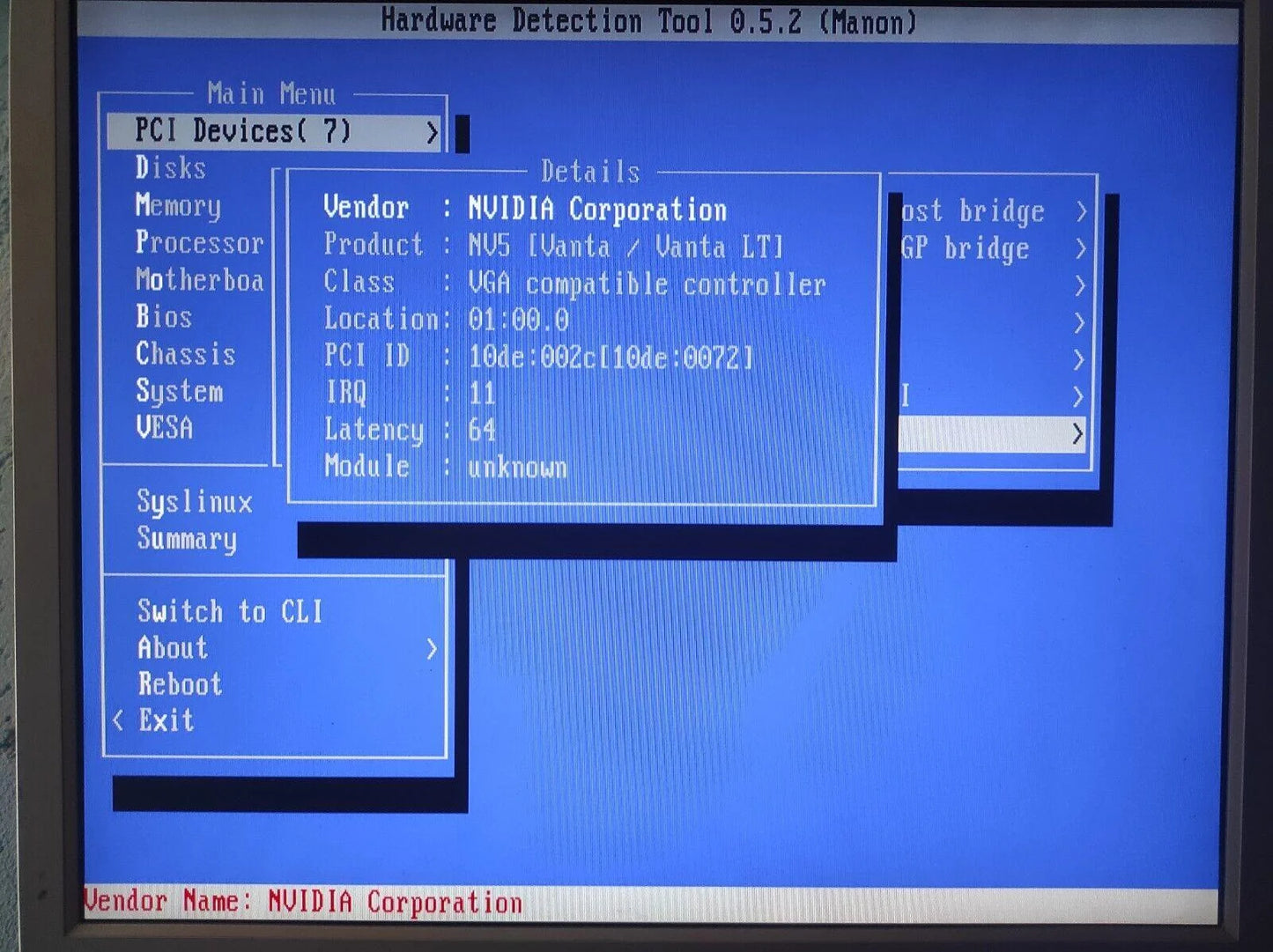 MSI MS-8830 NVIDIA VANTA-16 AGP 16MB VGA Graphics Video Card - Retro PC Hardware & More