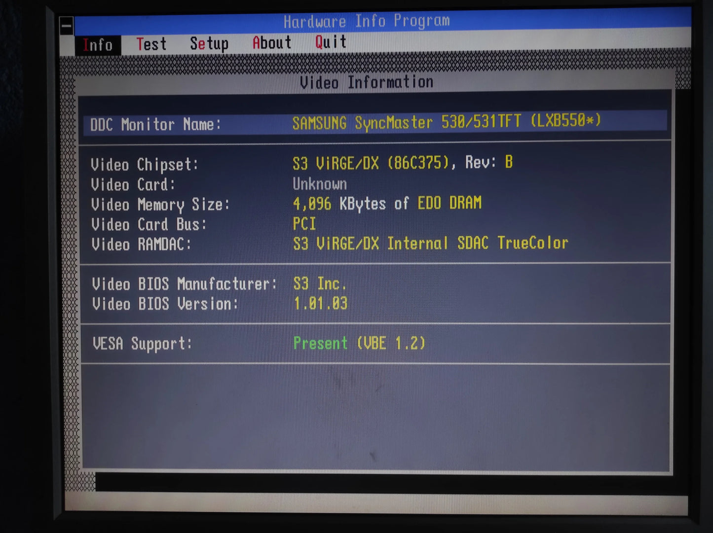 PowerColor C325DX S3 Virge/DX 4MB PCI VGA Retro Graphics Video Card