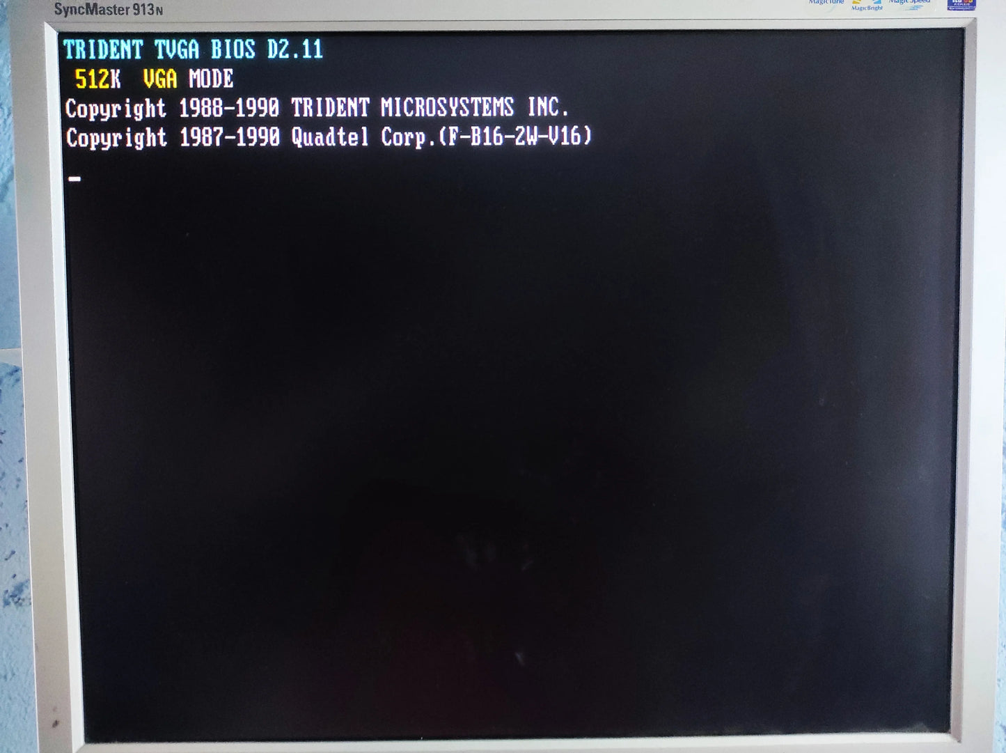 Trident 9016X2/4 LT2 TVGA9000B Retro 512KB 16-bit ISA Graphics Video Card