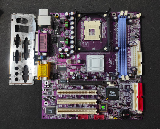Jetway P4MDPT Socket 478 mATX Motherboard AGP PCI VIA P4M266A Chipset