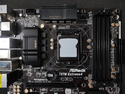 AsRock Z87M Extreme4 Socket 1150 DDR3 mATX Motherboard Intel Z87 Chipset