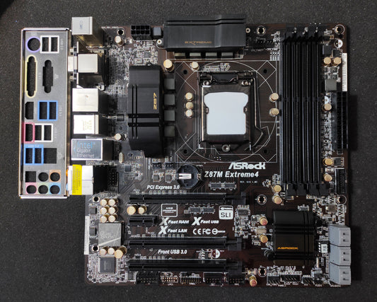 AsRock Z87M Extreme4 Socket 1150 DDR3 mATX Motherboard Intel Z87 Chipset
