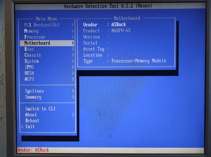 AsRock N68PV-GS Socket AM2 mATX AMD Motherboard DDR2 Nvidia nForce 630a Chipset
