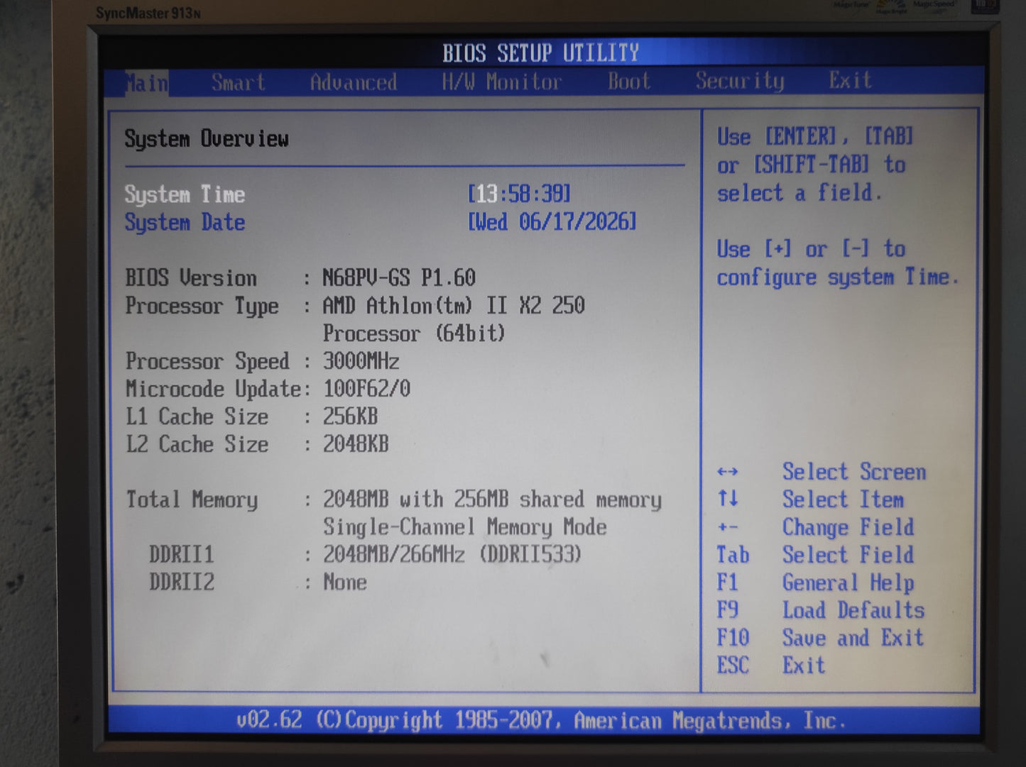 AsRock N68PV-GS Socket AM2 mATX AMD Motherboard DDR2 Nvidia nForce 630a Chipset