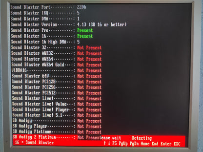 Creative Sound Blaster 16 PRO CT2950 SB16PROP49 Retro ISA 16bit Sound Card