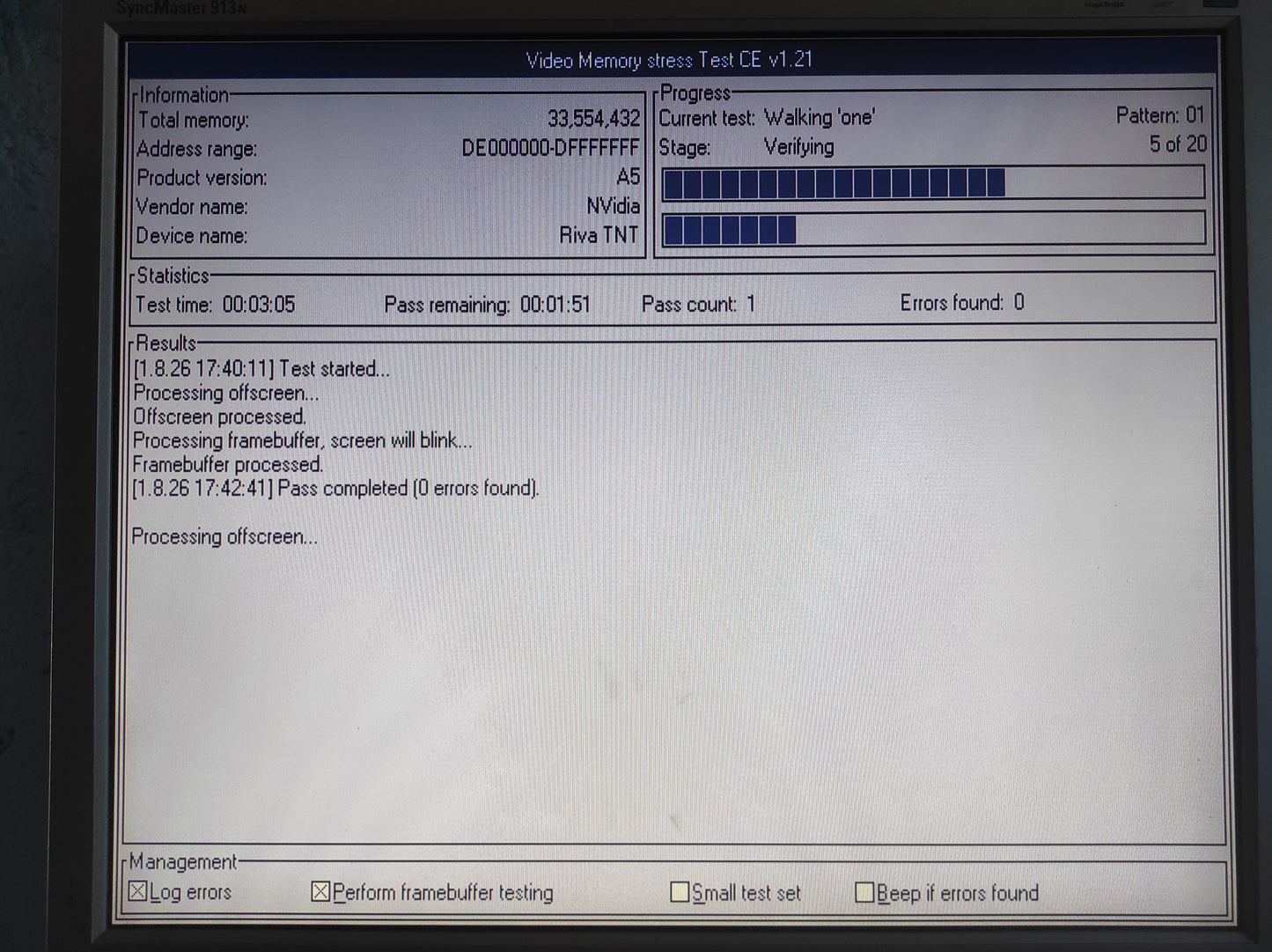 Diamond Viper V770 NVIDIA Riva TNT2 AGP 32MB VGA Video Card 28230350-002