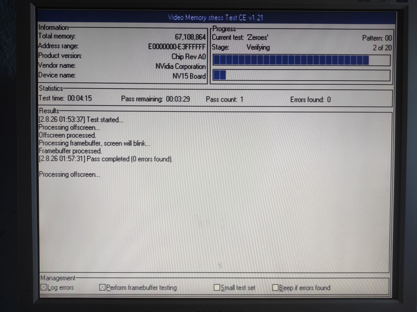 Gainward V05-16 Golden Sample NVIDIA GeForce2 Ti 64MB AGP VGA Retro Graphics Card