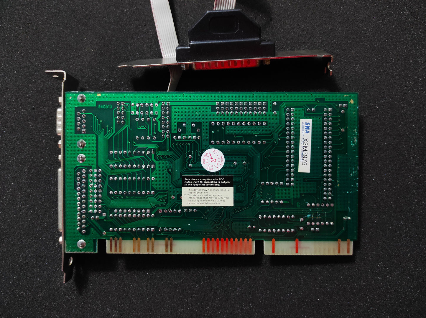 Pine PT-607G FDD IDE Serial Parallel ISA Multi I/O Controller Card GoldStar Prime 2C