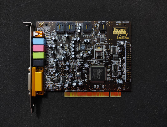 Creative Labs Sound Blaster Live! SB0060 5.1 PCI Sound Audio Card
