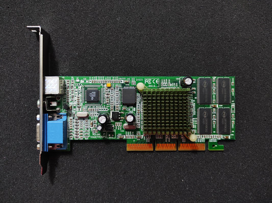XFX Nvidia GeForce2 MX 400 AGP 64MB VGA Retro Graphics Card VAGEFR26PS