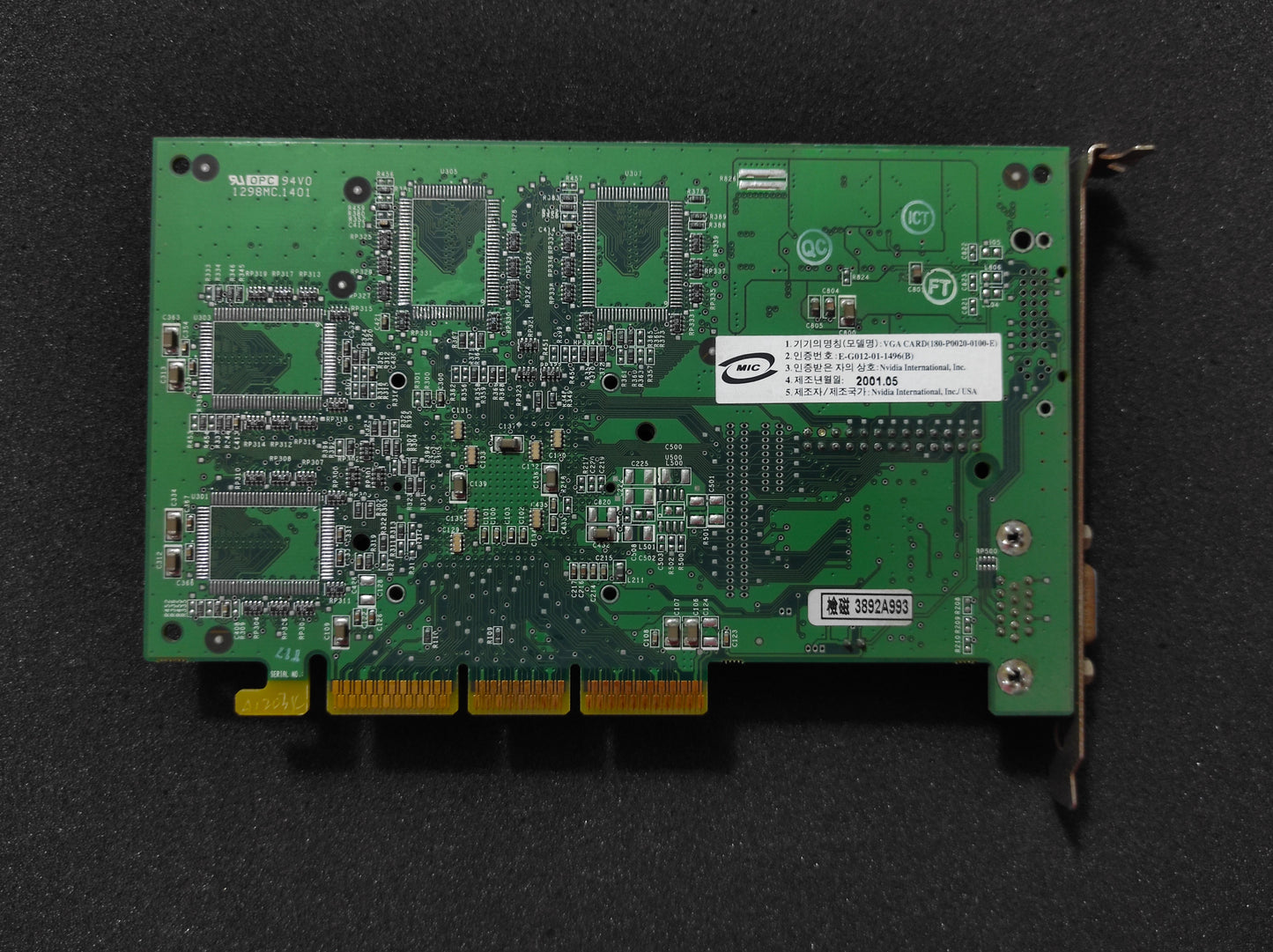 Millennium NVIDIA GeForce2 GTS AGP 32MB DDR VGA Retro Graphics Card