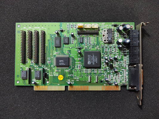 OPTi 82C929A AD1846JP Vintage Retro ISA 16bit Sound Audio Card