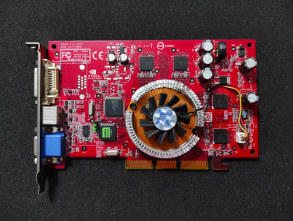 MSI MS-8888 NVIDIA GeForce4 MX 440 64MB AGP VGA DVI Retro Video Card VTD8X