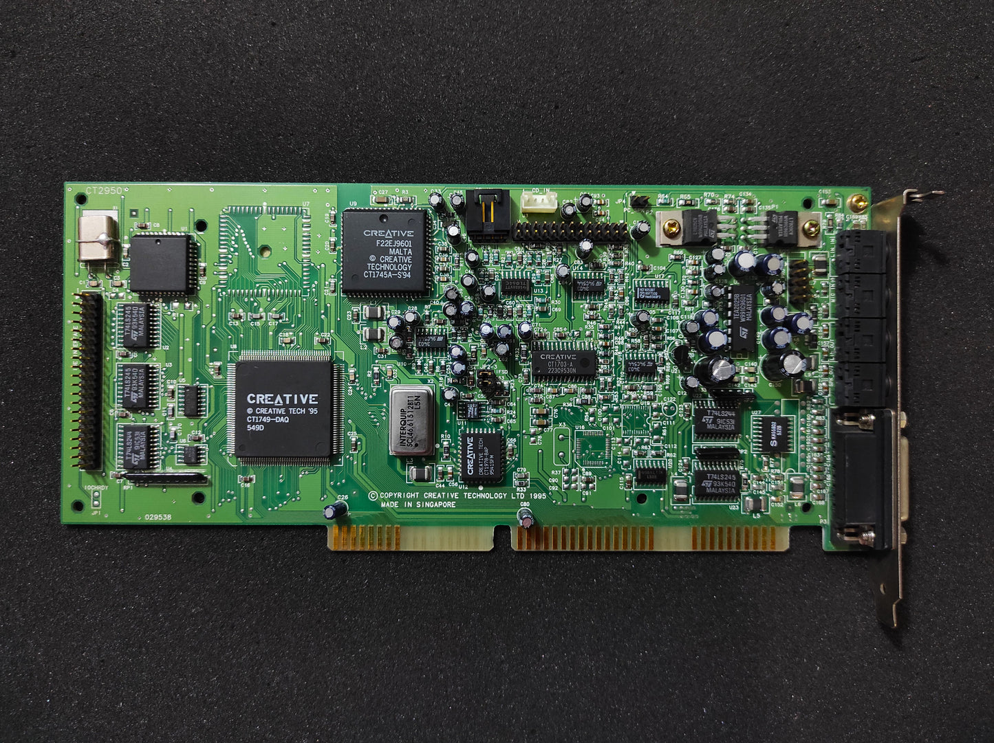 Creative Sound Blaster 16 PRO CT2950 SB16PROP49 Retro ISA 16bit Sound Card