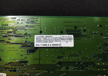 Creative Sound Blaster AWE32 CT3990, WaveTable CT1910 Retro ISA 16bit Sound Card