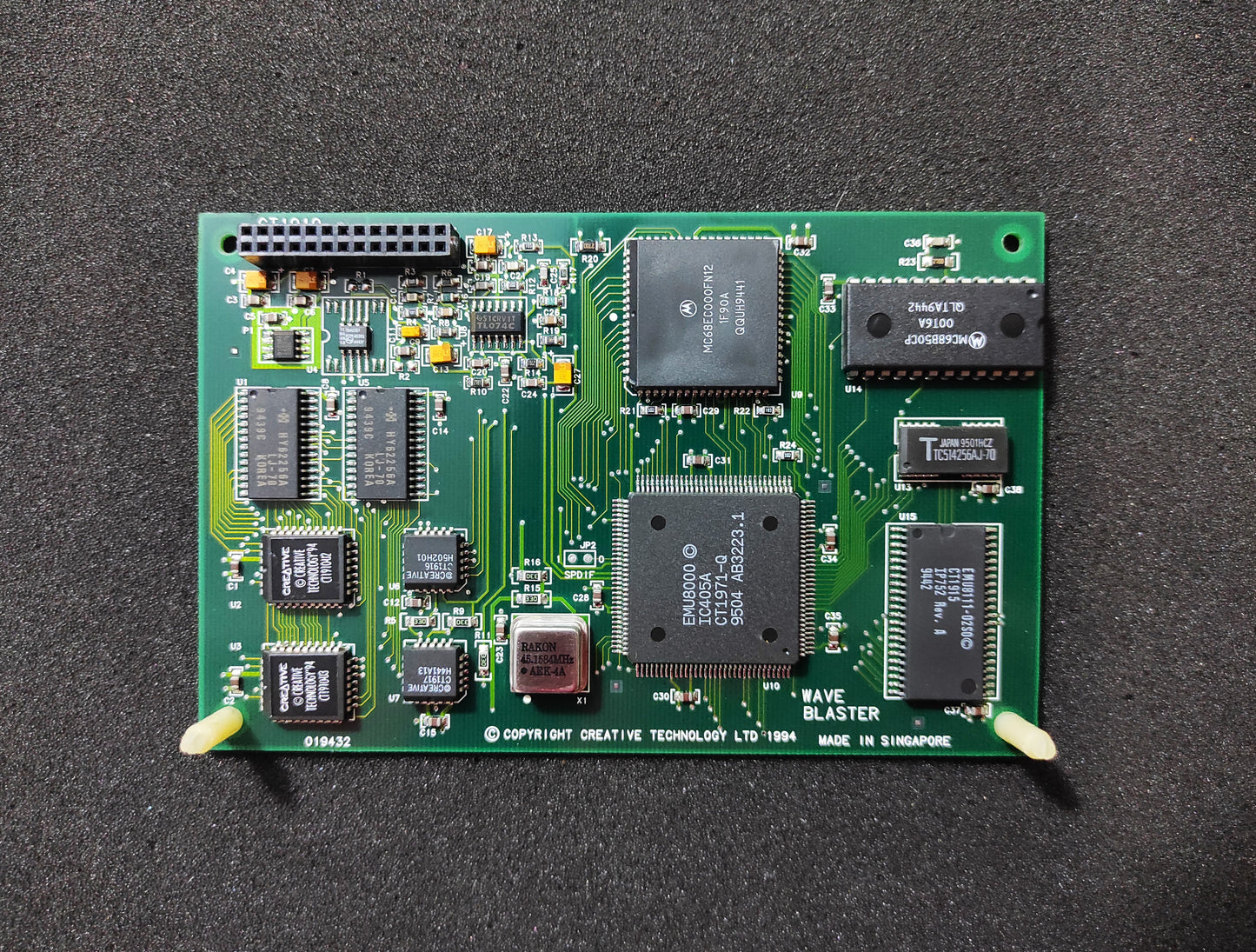 Creative Sound Blaster AWE32 CT3990, WaveTable CT1910 Retro ISA 16bit Sound Card