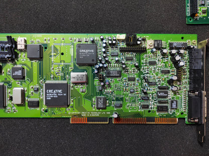 Creative Sound Blaster AWE32 CT3990, WaveTable CT1910 Retro ISA 16bit Sound Card