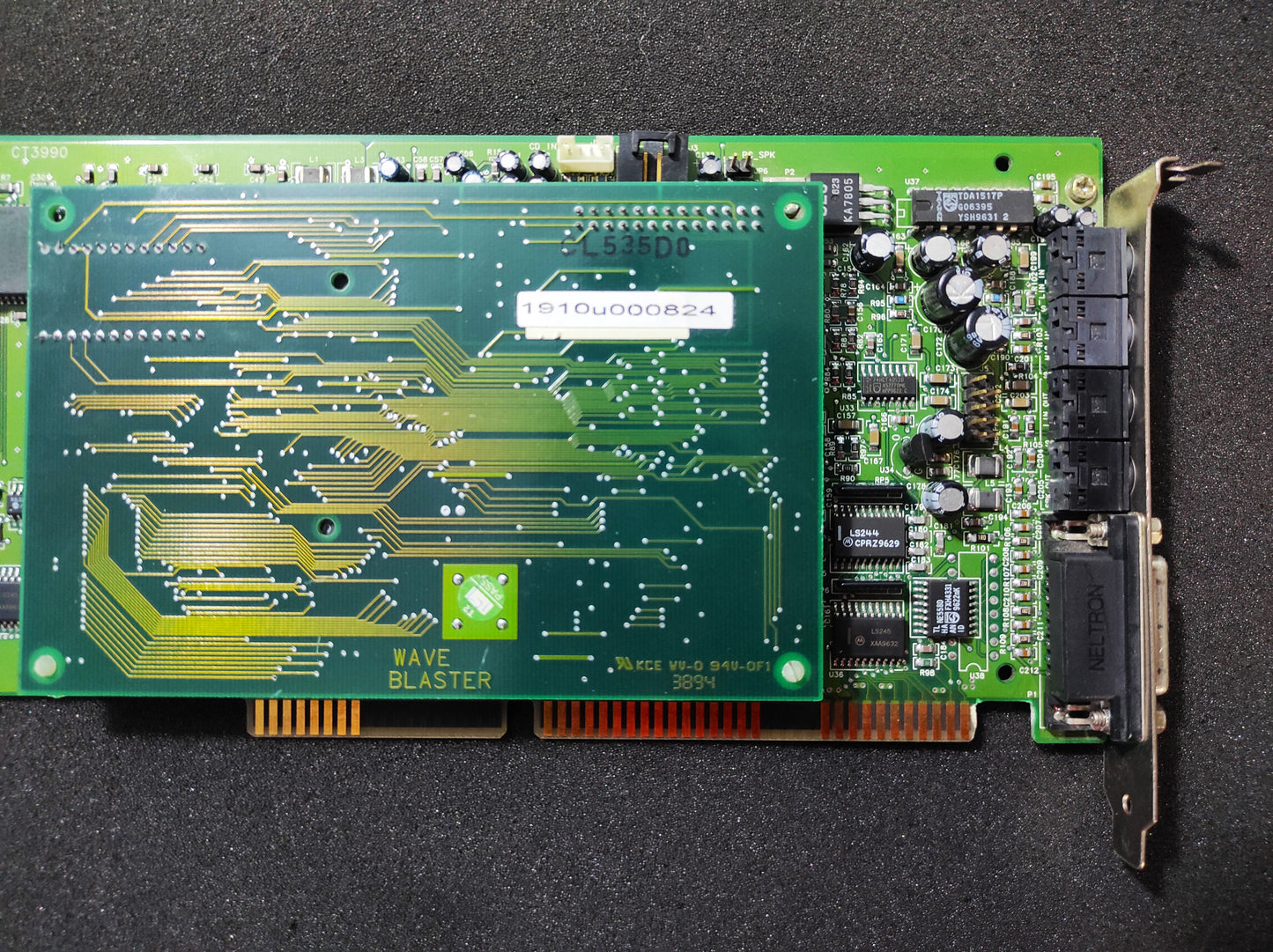 Creative Sound Blaster AWE32 CT3990, WaveTable CT1910 Retro ISA 16bit Sound Card