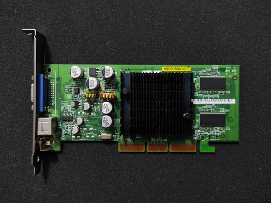Asus GeForce FX 5200 AGP 128MB VGA S-Video Graphics Card V9520MAGIC/T/P/128M/A