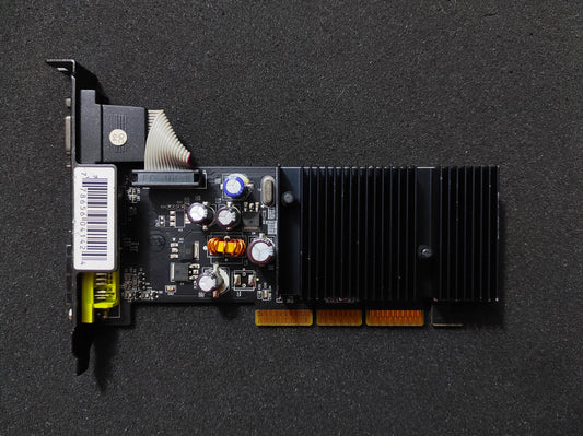 XFX Nvidia GeForce 6200 AGP 256MB DDR2 VGA DVI Retro Graphics Card