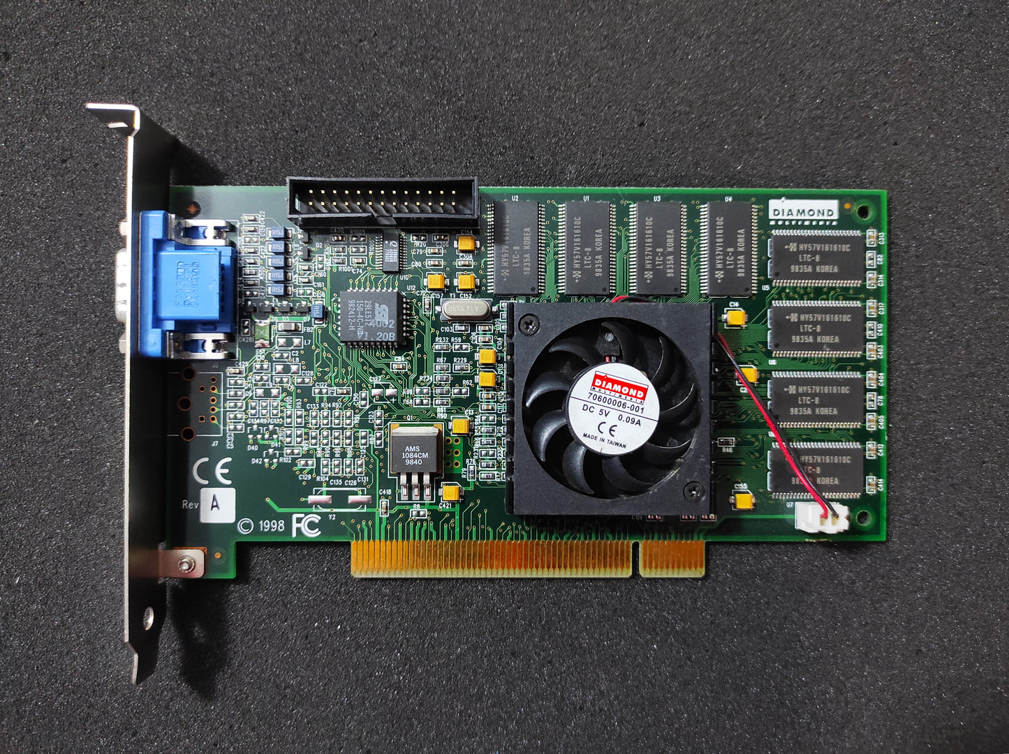 Diamond Monster Fusion Z100 PCI 16MB VGA 3Dfx Retro Graphics Card 23150135-401