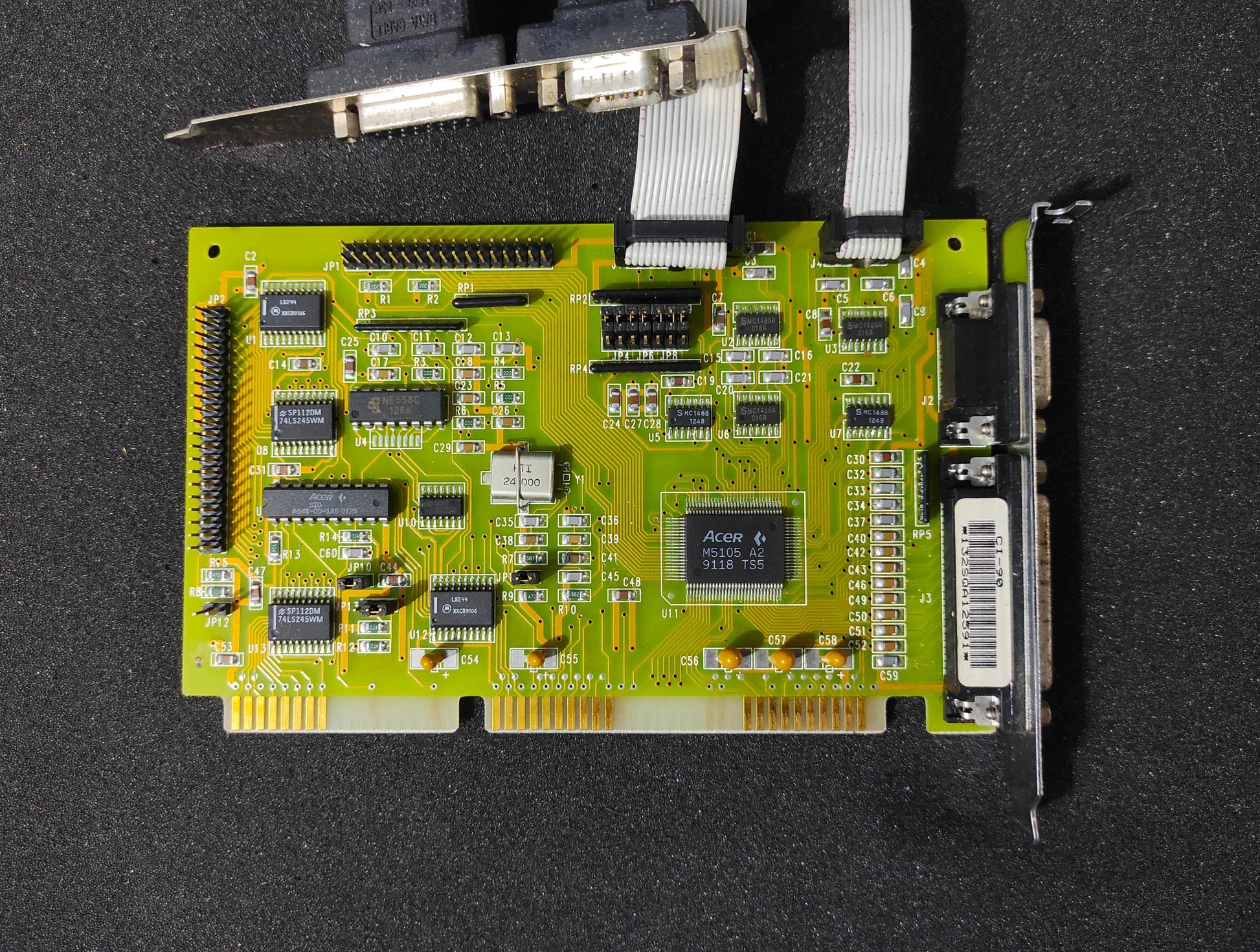 ACER M5105 A2 Floppy IDE Serial Parallel Game 16-bit ISA Multi I/O Controller Card