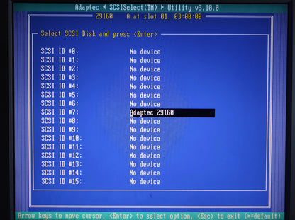Adaptec ASC-29160 PCI SCSI Adapter Ultra160 PCI-X Controller Card