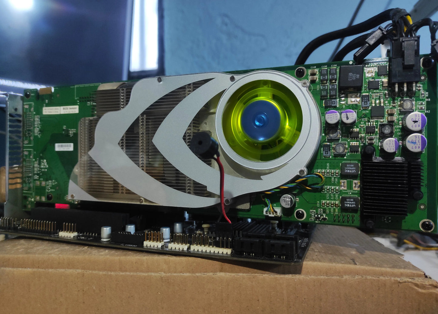 Albatron Nvidia GeForce 7900 GTX-Duo 7900 GX2 2x512MB DVI Retro Dual GPU Graphics Card