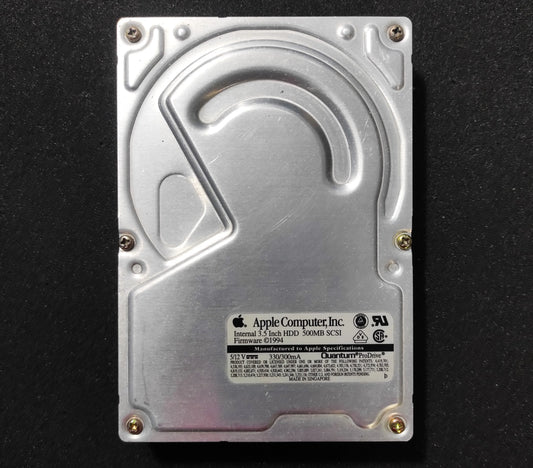 Apple 655-0272 Quantum Maverick ProDrive 540S 541MB SCSI Hard Drive Vintage Retro HDD