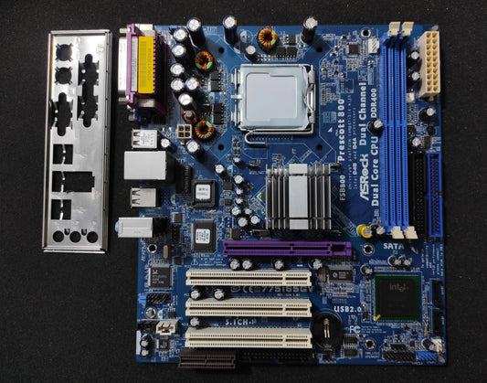 ASRock 775i65GV Rev 1.05 Socket 775 mATX Motherboard DDR AGI Intel 865GV Chipset