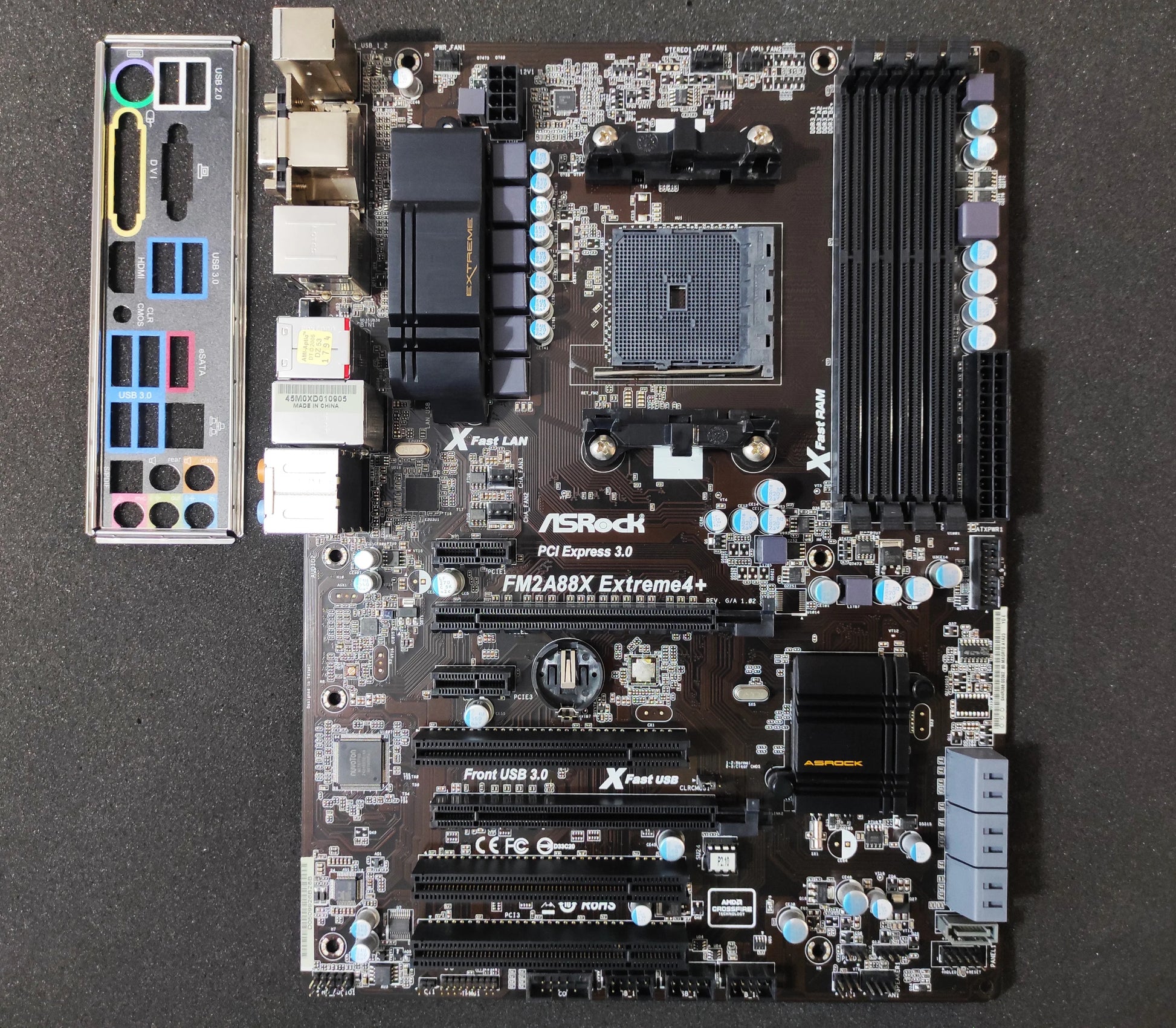 ASRock FM2A88X Extreme4+ Socket FM2+ ATX AMD DDR3 Motherboard AMD A88X Chipset