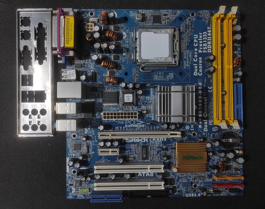 ASRock P4FSB1333-650 Socket 775 mATX Motherboard DDR2 PCIe x16 Intel 945GC Chipset