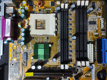 Asus A7A266 Rev 1.10 Socket A ATX Retro AMD Motherboard AGP Pro PCI ALi M1647/M1535D Chipset