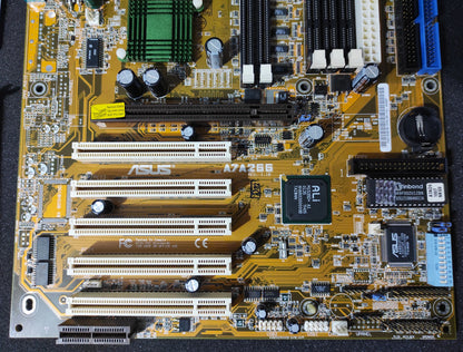 Asus A7A266 Rev 1.10 Socket A ATX Retro AMD Motherboard AGP Pro PCI ALi M1647/M1535D Chipset