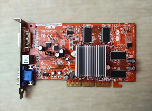 ASUS A9250GE ATI Radeon 9250 AGP 256MB VGA DVI Graphics Card A9250GE/TD/256M/A - Retro PC Hardware & More