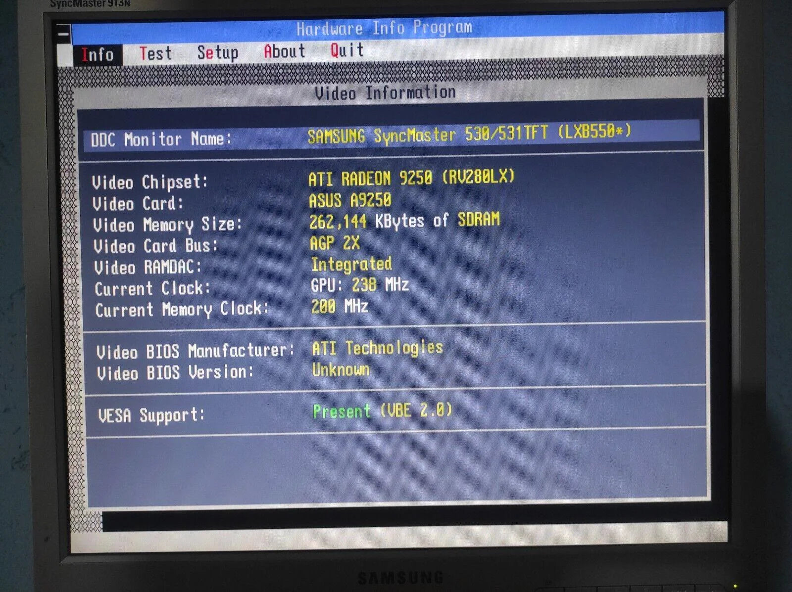 ASUS A9250GE ATI Radeon 9250 AGP 256MB VGA DVI Graphics Card A9250GE/TD/256M/A - Retro PC Hardware & More