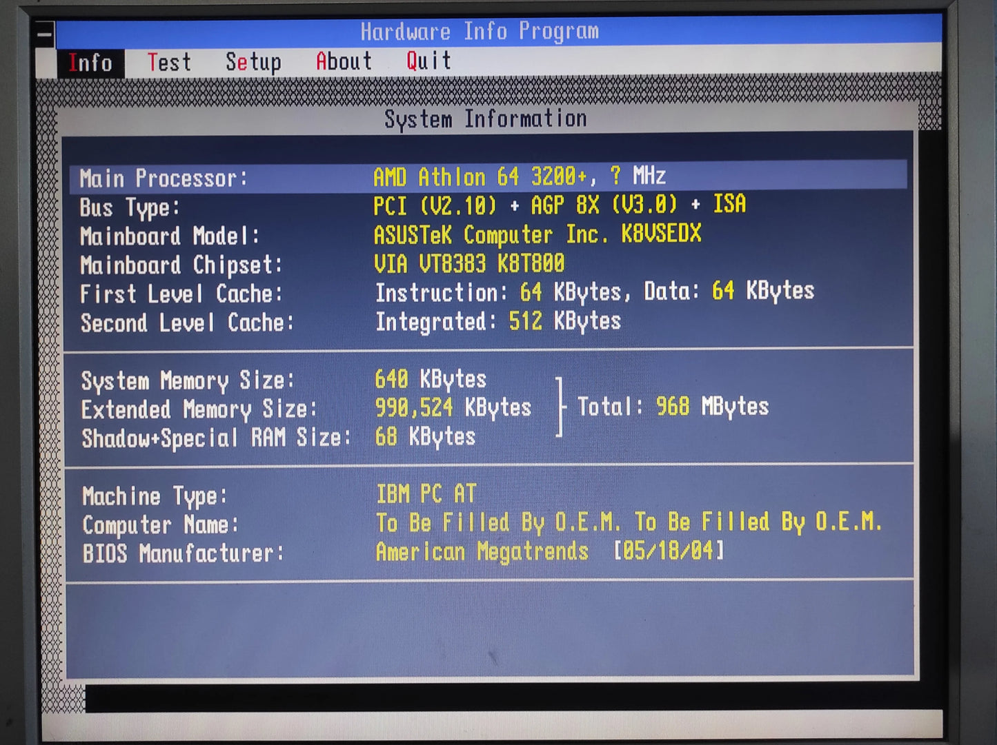 Asus K8V SE Deluxe Socket 754 ATX AMD Motherboard DDR VIA K8T800 Chipset