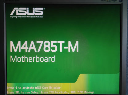Asus M4A785T-M Socket AM3 mATX AMD DDR3 Motherboard AMD 785G Chipset
