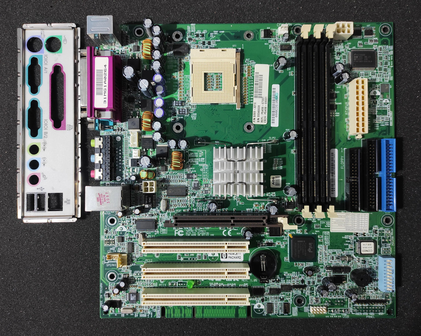 ASUS P4B-MX HP X1000 Motherboard 5069-3316 Socket 478 mATX Intel 845 Chipset