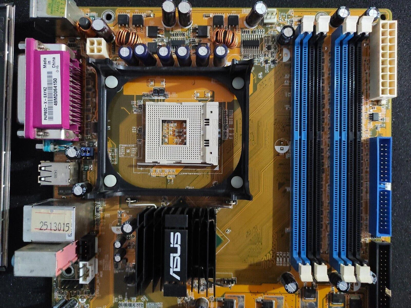 ASUS P4P800-X Socket 478 ATX DDR Motherboard AGP PCI Intel 865PE Chipset - Retro PC Hardware & More