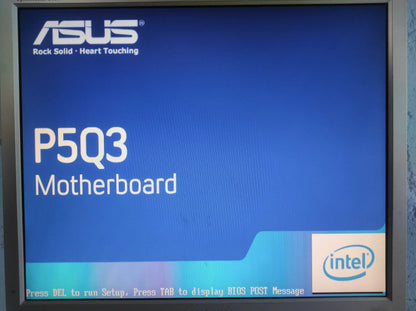 ASUS P5Q3 Socket 775 ATX Motherboard DDR3 PCIe 2.0 x16 SATA II Intel P45 Chipset