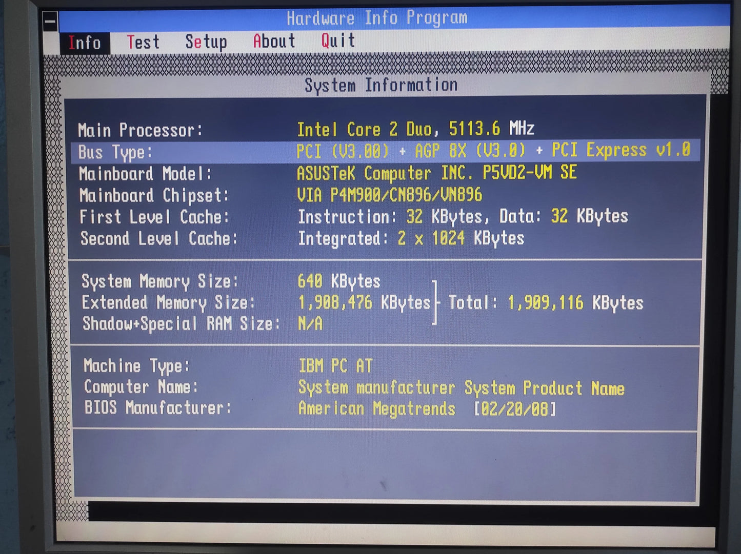 ASUS P5VD2-VM SE Socket 775 mATX Motherboard DDR2 PCIe x16 PCI SATA VIA P4M900