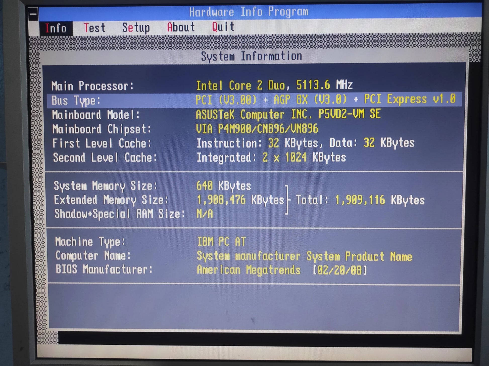 ASUS P5VD2-VM SE Socket 775 mATX Motherboard DDR2 PCIe x16 PCI SATA VIA P4M900