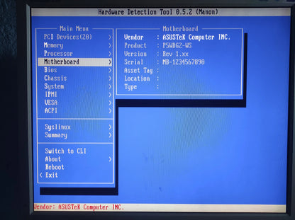 Asus P5WDG2-WS Socket 775 ATX Motherboard DDR2 PCI SATA Intel 975X Chipset