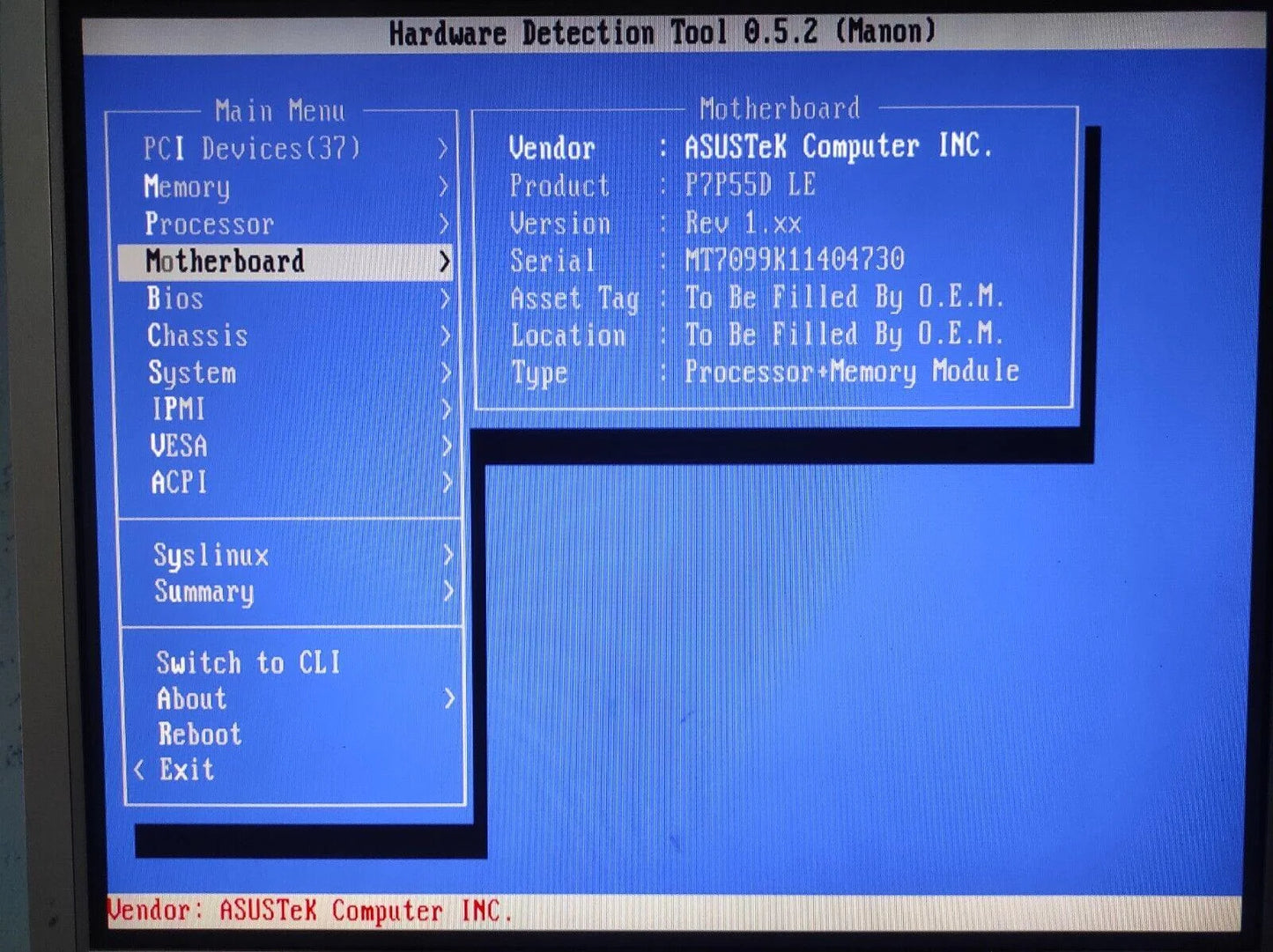 ASUS P7P55D LE Socket 1156 DDR3 ATX Motherboard Intel P55 Express Chipset - Retro PC Hardware & More