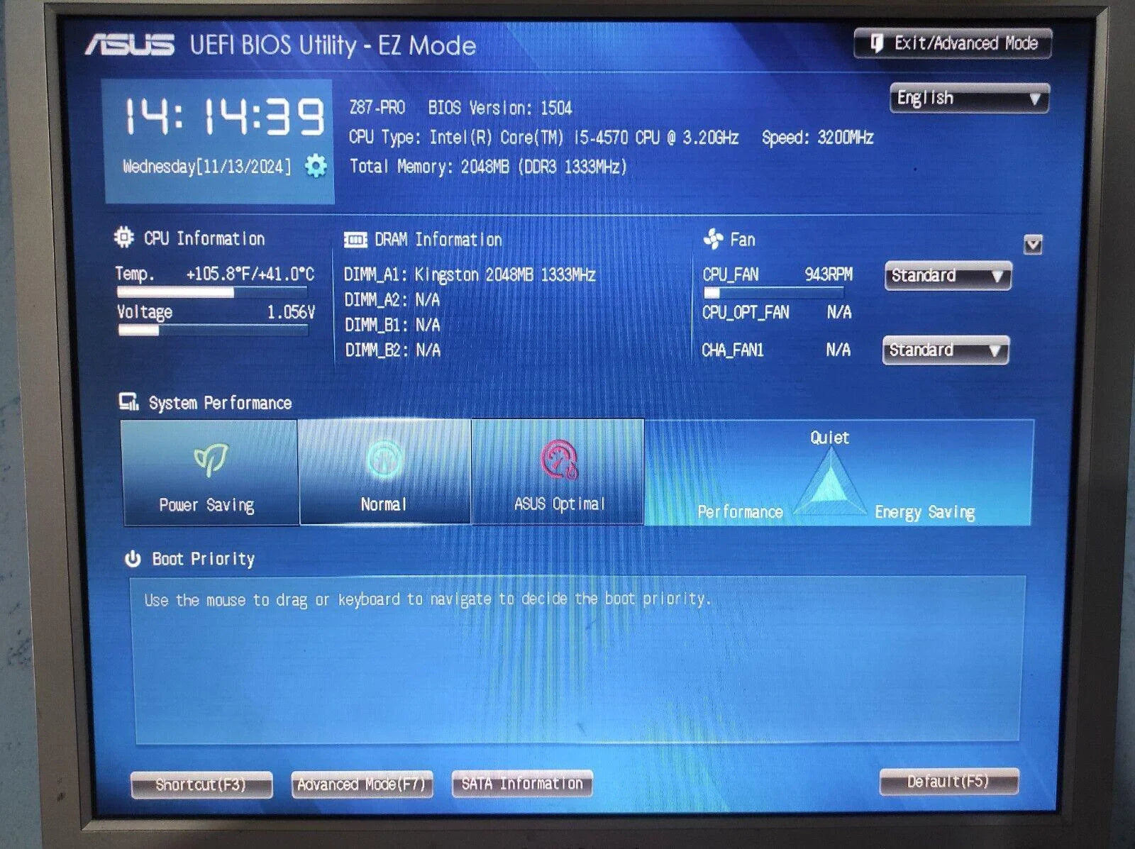 ASUS Z87 PRO Socket 1150 DDR3 ATX Motherboard Intel Z87 Chipset - Retro PC Hardware & More