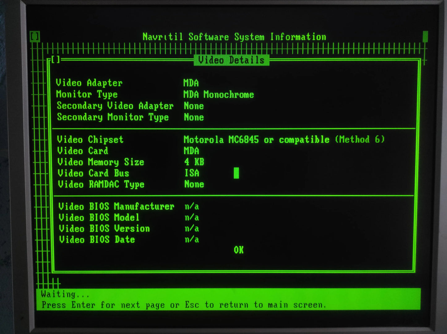 ATI Small Wonder Graphics 18701 Vintage Retro 64kb 8bit ISA CGA MDA Video Card
