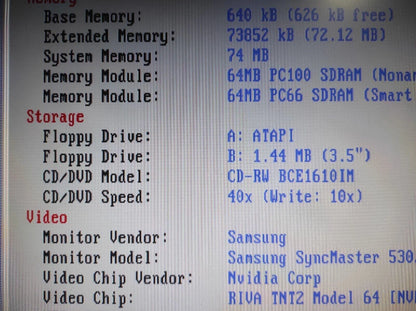BTC BCE 1610IM IDE 5.25" Internal Vintage Retro Beige CD-RW Drive 6074100010 - Retro PC Hardware & More