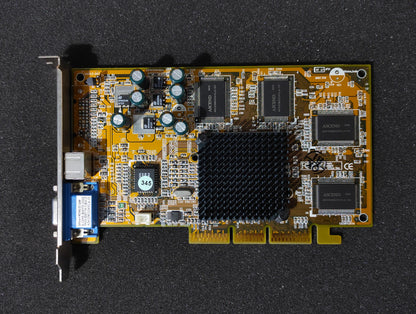 Chaintech NVIDIA GeForce4 MX 440-SE AGP 64MB VGA Graphics Video Card A-G448-B64VN-D50S